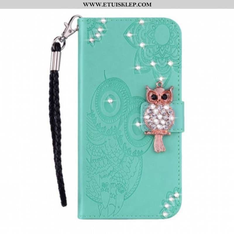 Etui Folio do Samsung Galaxy A52 4G / A52 5G / A52s 5G Sowa Mandala I Urok